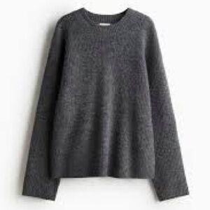 H&M Gray Knit Sweater